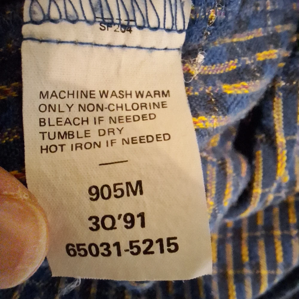 Levi's‎ Vintage 90s Sutter Creek Blue Checkered Men's Shirt